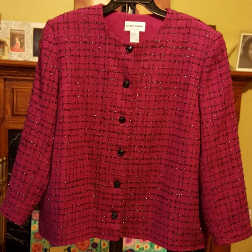 Alfred Dunner Tweed Blazer